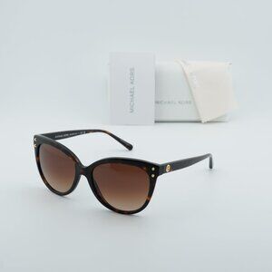 Michael Kors MK2045 300613 Cat Eye Sunglasses - Havana/Brown